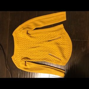 Xs mustard sweater